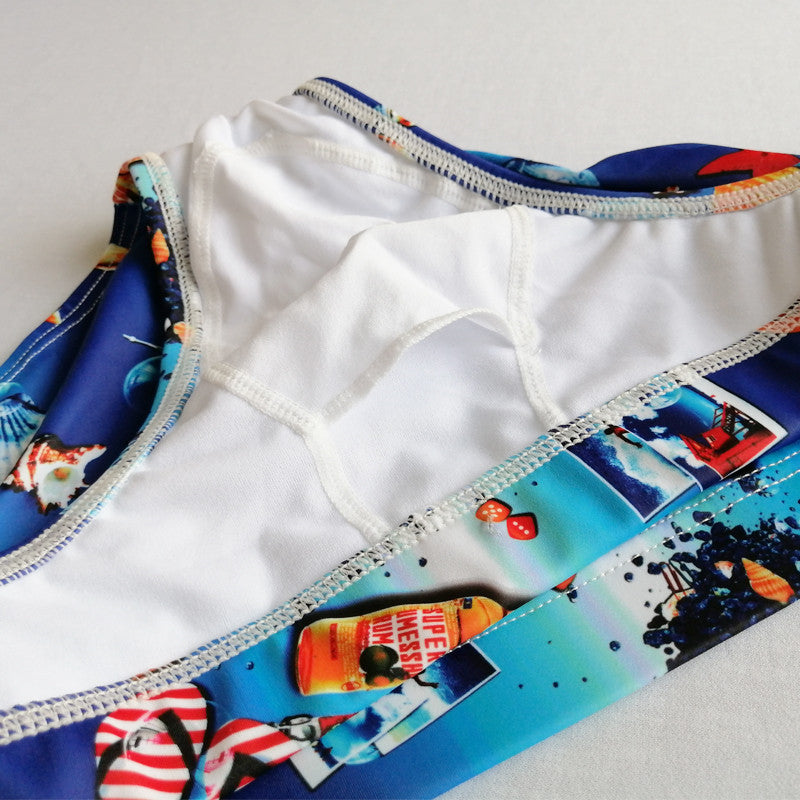 Men's Low Waist Briefs Nylon Quick-drying Swimsuit